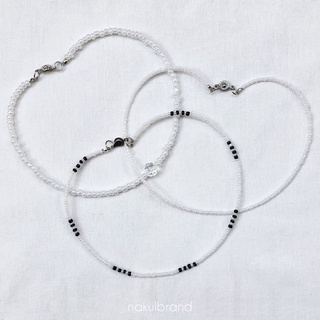 (สั่งทำ 1-2 วัน) 🤍𝓡𝓮𝓪𝓭𝔂 𝓯𝓸𝓻 𝓱𝓸𝓹’ สร้อยคอทรงมินิมอล
