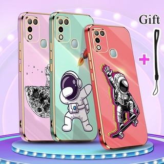 เคสซิลิโคน TPU แบบนิ่ม ลายการ์ตูน สําหรับ Infinix Hot 11 Play 9 Play 10 Play Smart 5 Infinix Hot 11 Play 9 Play 10 Play Smart 5