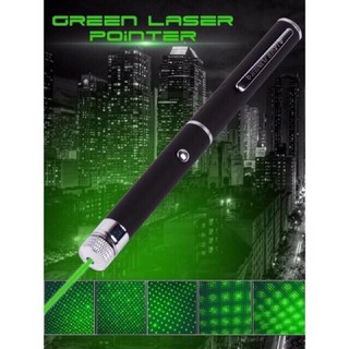 Laser pointer เลเซอร์สีเขียวสำหรับชี้เป้า แหมาะพร้อมแบต2ก้อน