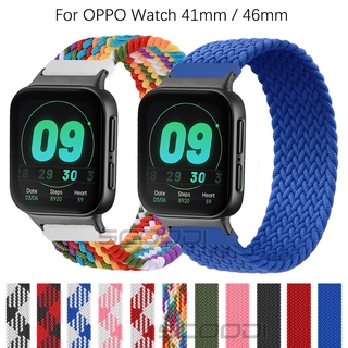 สายนาฬิกาข้อมือไนล่อนถัก สําหรับ OPPO watch 41 มม. 46 มม.