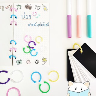 ห่วงพาสเทล DIY สารพัดประโยชน์ ⭐️ Pastel Plastic Rings mimisplan