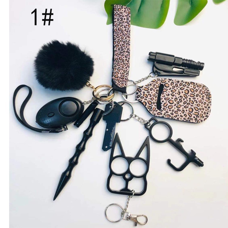 Self Defense Keychain For Women Girls Portable Protection Key Chain Tools Women Safety Keychain With Alarm Window Shopee Thailand