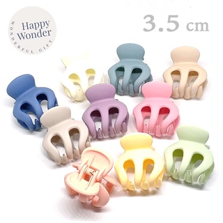 กิ๊บหนีบผม ขนาดกลาง 3.5cm สีพาสเทล เนื้อด้าน ทรงกรงเล็บ หนีบแน่น ผมเยอะเอาอยู่