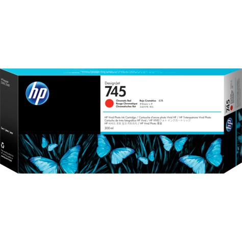 HP 745 300-ml Chrmtc Red Ink Cartridge(F9K06A)