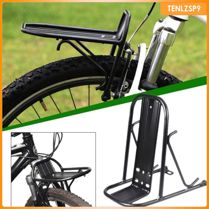 [ แร็คอลูมิเนียมอัลลอยด์ แร็คด้านหน้าจักรยาน 15 กก. สีดํา - รูปที่ 6