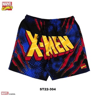 Power7Shop กางเกงขาสั้น X-MEN ลิขสิทธ์แท้ MARVEL COMICS (ST22-304)