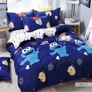 topshop_bed ชุดผ้านวม1 ชุด ครบ6ชิ้น ผ้าปู/ผ้านวม/ปลอกหมอน2/ปลอกหมอนข้าง2 ลาย #181