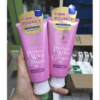 โฟมล้างหน้า Senka Perfect Whip Collagen in Foam 120 g.