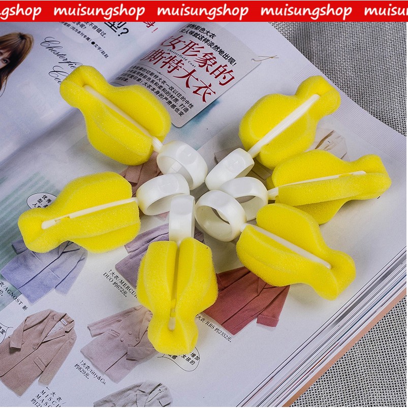แปรงฟองน้ำล้างจุกนมแบบด้ามสั้น (2 ชิ้น)  BY MUISUNGSHOP