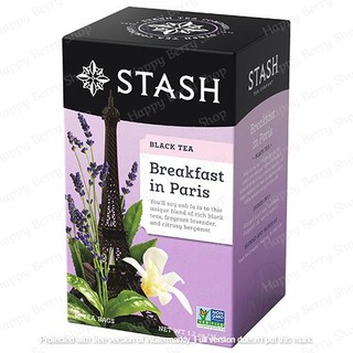 ชาดำ STASH Black Tea Breakfast in Paris 1 กล่อง 18 ซอง🍵 ชาอเมริการสแปลกใหม่✈