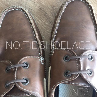 NT2 เชือกรองเท้าซิลิโคน เชือกรองเท้ายางยืด No.Tie.Shoelace (มี STOCK ของในไทยจริง)