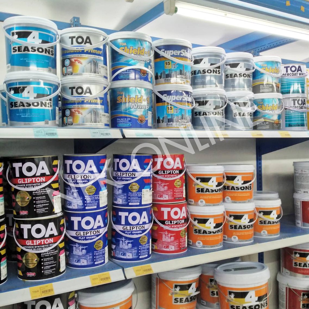 TOA น้ำยารองพื้นปูนเก่า สีทารองพื้นปูนเก่า สูตรน้ำมัน Contact primer คอนเทคไพร์เมอร์  (3.78 ลิตร) - รูปที่ 3