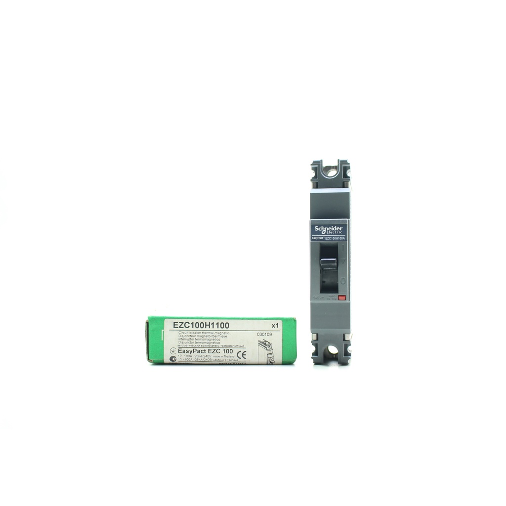 EZC100H1100 เซอร์กิตเบรกเกอร์ Schneider MCCB EasyPact EZC100H1100 เซอร์กิตเบรกเกอร์  1P 100A ชไนเดอร