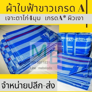 ผ้าใบ 3x6 ,4x4 ,4x5 ผ้าใบกันฝน ผ้าฟาง ผ้าใบ ฟ้าขาว มีทุกขนาด ผ้าใบบลูชีท ผ้าใบพลาสติก ผ้าใบพลาสติกฟ้าขาว