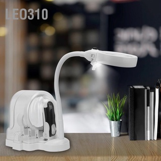 Leo310 Multifunctional 2in 1 Handheld Desktop LED Magnifier Magnifying Glasses Helping Repair Station EU 110-240v