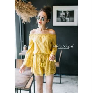 Sweet Holiday Playsuit
Colour : ขาว , เหลือง
Size