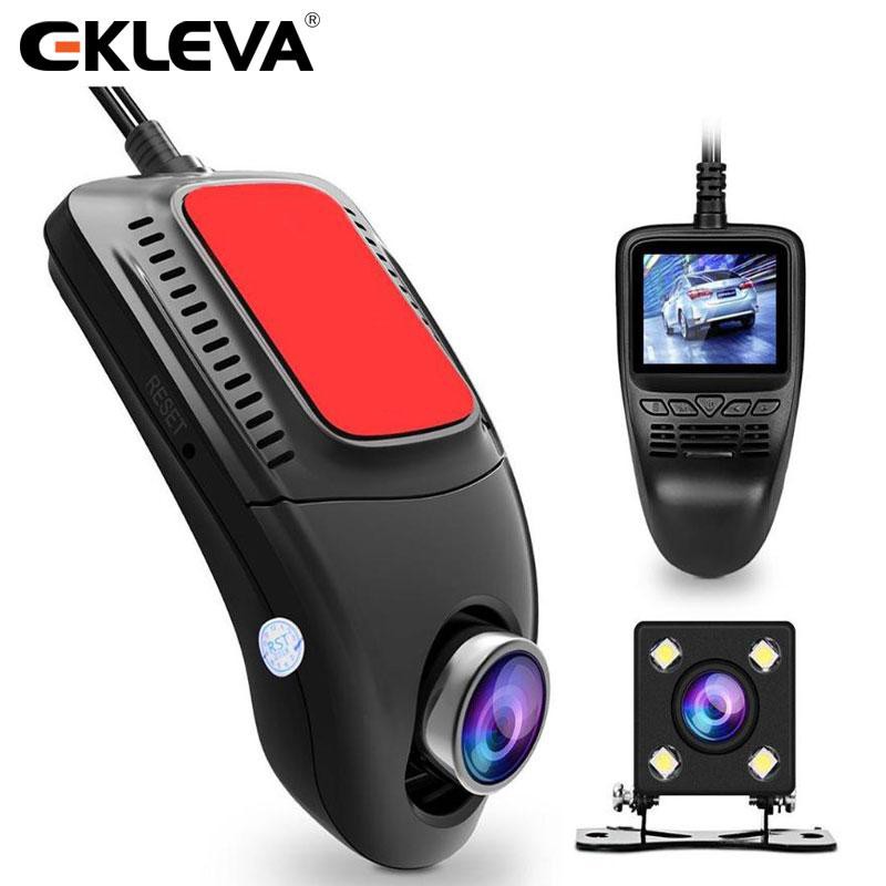 EKLEVA 2 Inch LCD Screen WiFi Mini Dash Cam, Hidden 1080P Car DVR Dashboard Camera Video Recorder Front 170 Wide Angle,