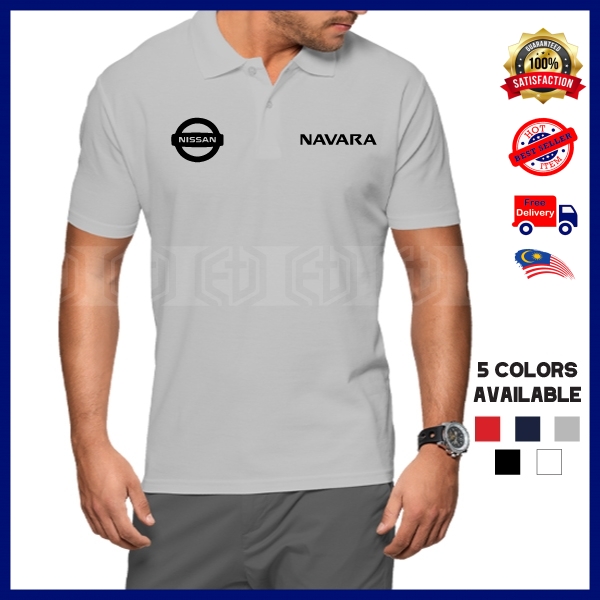 Baju Sulam Navara 4WD Nissan Polo T เสื้อ Kolar Cotton Racing เสื้อยืดเสื้อ Unisex Motorsport Pakaia