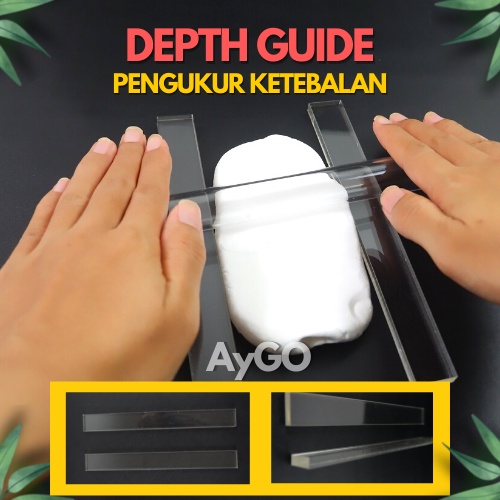 GID DEPTH GUIDE / CLAY / อะคริลิกเค้ก THICKNESS MEAUREMENT