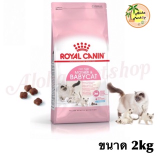 Royal Canin 🐱Babycat สำหรับลูกแมว 1-4เดือน, แม่แมวให้นมลูก, แม่แมวตั้งท้อง ขนาด 2kg