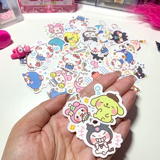 [มีเก็บปลายทาง] สติกเกอร์น่ารักรวม Sanrio 40 ชิ้น ลายไม่ซ้ำ💕