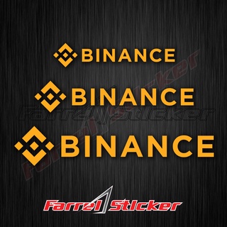 สติกเกอร์ BINANCE BINANCE