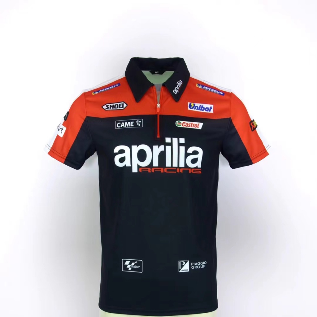 Aprilia Aprilia แขนสั้น, เสื้อโปโล Aprilia Fleet, เสื้อยืด Aprilia Racing Uniform Club การปรับแต่งที