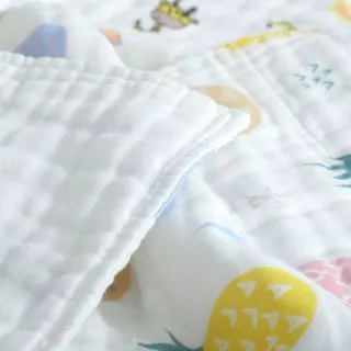‼️พร้อมส่ง✅ผ้าเช็ด​ผม🐳เช็ดหน้า​เช็ดตัวเด็กมัสลิน 35x75​cm.คอตตอน​100​ ทอ6ชั้น