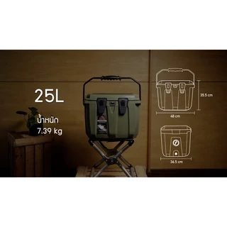 FEELFREE COOLER ถังน้ำแข็ง **แบรนด์ไทย ผลิตในไทย** ขนาด 25 ลิตร