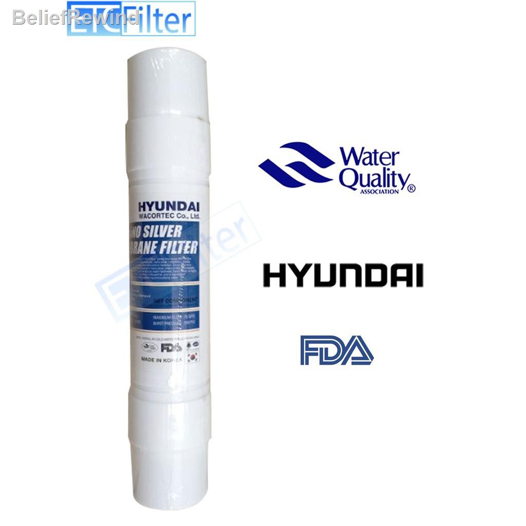 ♝☫❧ไส้กรองน้ำ Inline Hyundai Nano Silver ขนาด 2.5x11 นิ้ว2021 ทันสมัยที่สุด