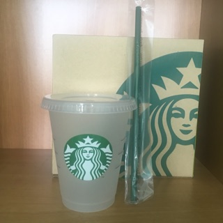 Starbucks แก้ว Reusable Cup สำหรับใส่เครื่องดื่มเย็น 16 oz.