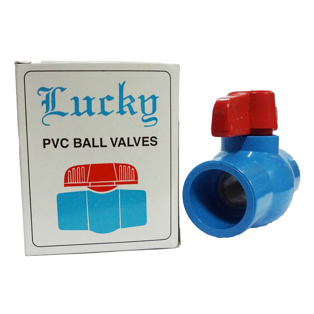 บอลวาล์ว 2 นิ้ว Lucky ประตูน้ำ pvc 2'' Ball Valve pvc 2''