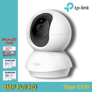 Tapo C210 TP-Linkกล้องวงจรปิด 3 ล้านพิกเซล Home Security Wi-Fi IP Camera Pan/Tilt 360 องศา