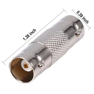 3 ชิ้น หัวต่อสายสัญญาณ BNC Barrel Connector and BNC Female to Female Coupler Adapter for CCTV Security Camera (BNC femal