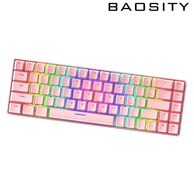68 Key Game Keyboard 60% Layout Waterproof Portable for Gamer Typist #8