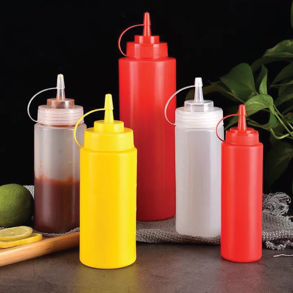 JET ACC - 250ml, 360ml, 480ml, ขวดซีอิ๊วพลาสติก 720ml พร้อมการวัดคุณภาพดี