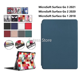 เคสแท็บเล็ตหนังแบบฝาพับสําหรับ Microsoft Surface Go 3 10.8 นิ้ว 2021 Go 2 1 2020 2018