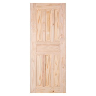 ประตูบานเปิด ประตูไม้สน MODERN DOORS CE115 90x200 ซม. สีธรรมชาติ ประตูและวงกบ ประตูและหน้าต่าง PINE DOOR MODERN DOORS CE