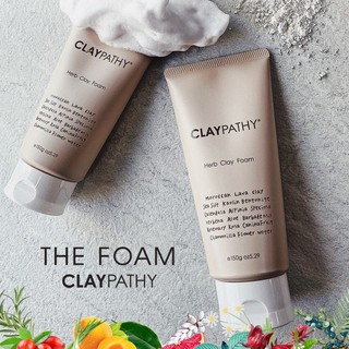 ผลิตภัณฑ์ทำความสะอาดผิวหน้า คลีปาที เคลย์ โฟม CLAYPATHY Clay Foam (150g)