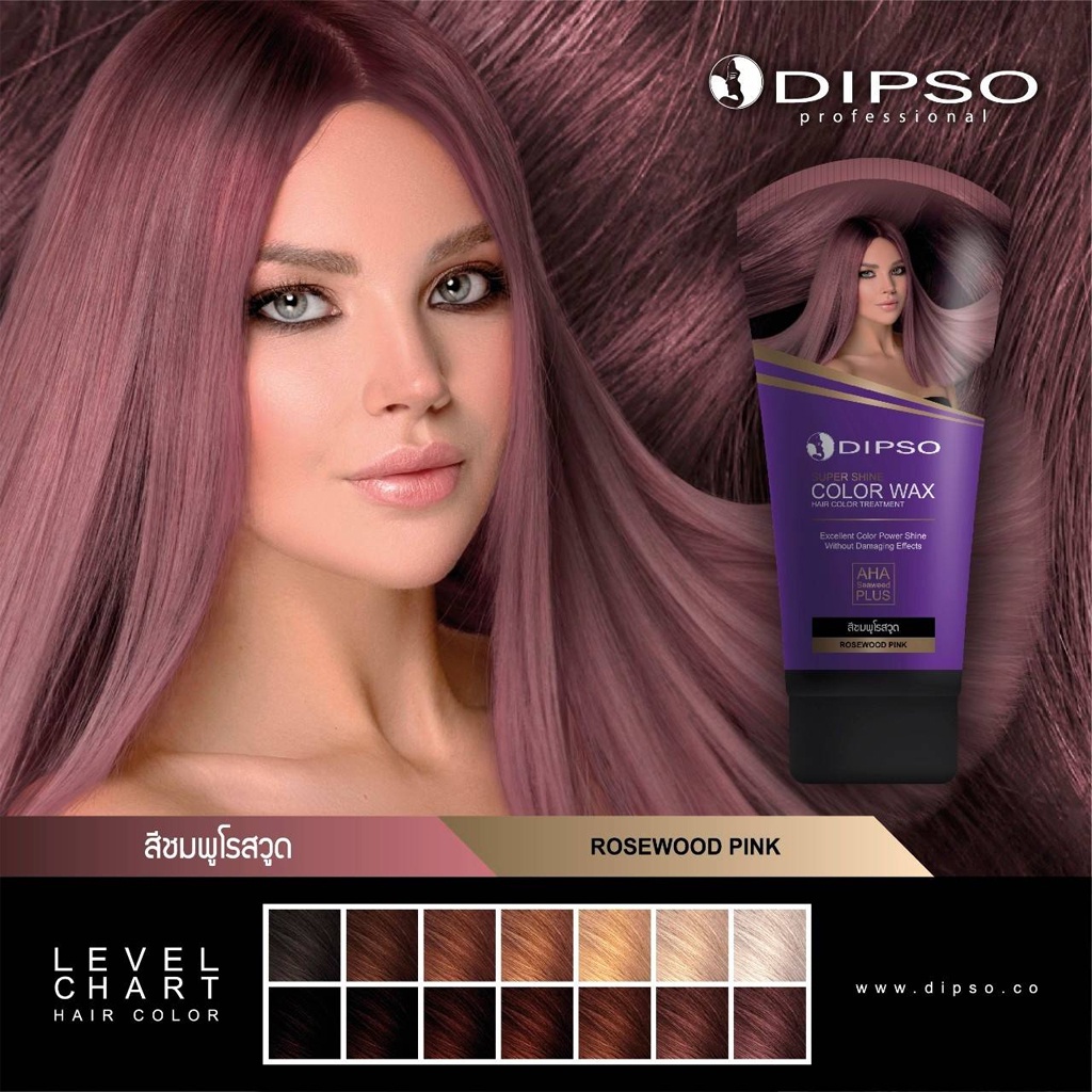 แว๊กซ์สีผมดิ๊พโซ่ ซุปเปอร์ ชายน์ แฮร์ คัลเลอร์ แว๊กซ์ 150 มล. DIPSO Super Shine Hair Color Wax 150 ml. รูปที่ 5