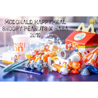 Snoopy Peanut X NASA Happy Meal MC Donald Toy 2019 สนูปี้ พีนัท x นาซ่า ( จำนวนจำกัด )