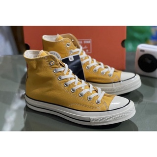 สินค้าขายดี!! (รองเท้าผ้าใบหุ้มข้อสีเหลือง) Converse  FirstString 1970s Repro​ Hi-Top