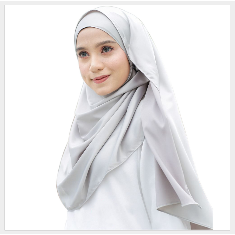 Aibins ผ้าคลุมไหล่ฮิญาบ ผ้าซาติน เนื้อแมตต์ 30 สี 180*70 ซม. 70.9*27.6 นิ้ว WJ1021