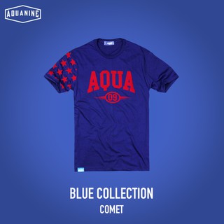 AQUANINE เสื้อยืด HIP STREET ลาย COMET (สีน้ำเงิน)