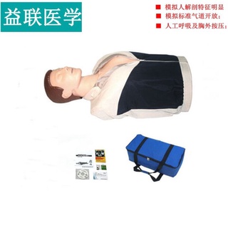 Yilian Medical CPR Manikin Medical Human Body Teaching Model First Aid Training Human Body ModelCPROperation Heart Pres