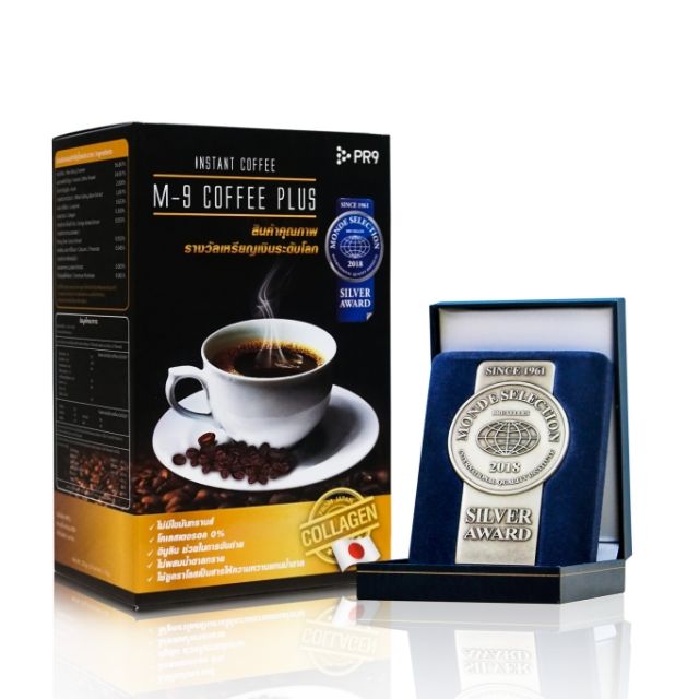 M9 Coffee Plus สูตรผสมคอลลาเจน