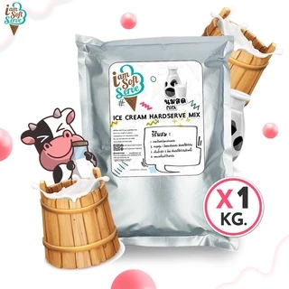 I Am Softserve ผงไอศครีมฮาร์ดเสิร์ฟ เจลาโต้ รวมทุกรสชาติ ขนาด 1 Kg.