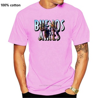 ขายดี!ขายดี เสื้อยืดลําลอง แขนสั้น พิมพ์ลาย Buenos Aires Argentina สีขาว สําหรับผู้ชาย LBjlld24FCpcmi30S-5XL