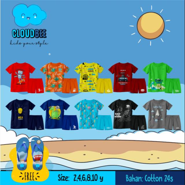 (FREE SANDALS) BOYS SUITS 2 4 6 8 10y