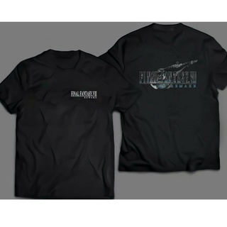 GILDAN ใหม่ เสื้อยืด พิมพ์ลายเกม Final Fantasy VII Remake Gamestop Merch สําหรับผู้ชาย